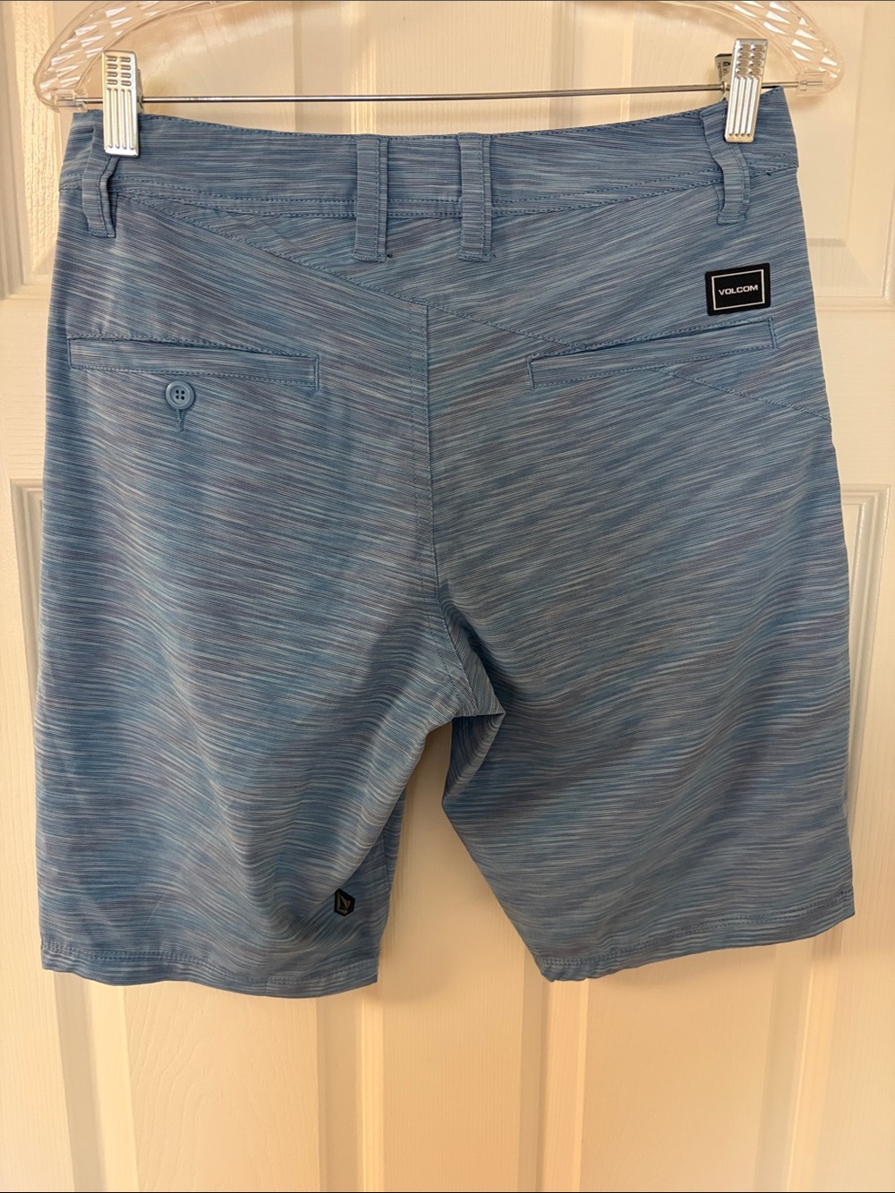 Volcom Light Blue Heathered Hybrid Shorts
